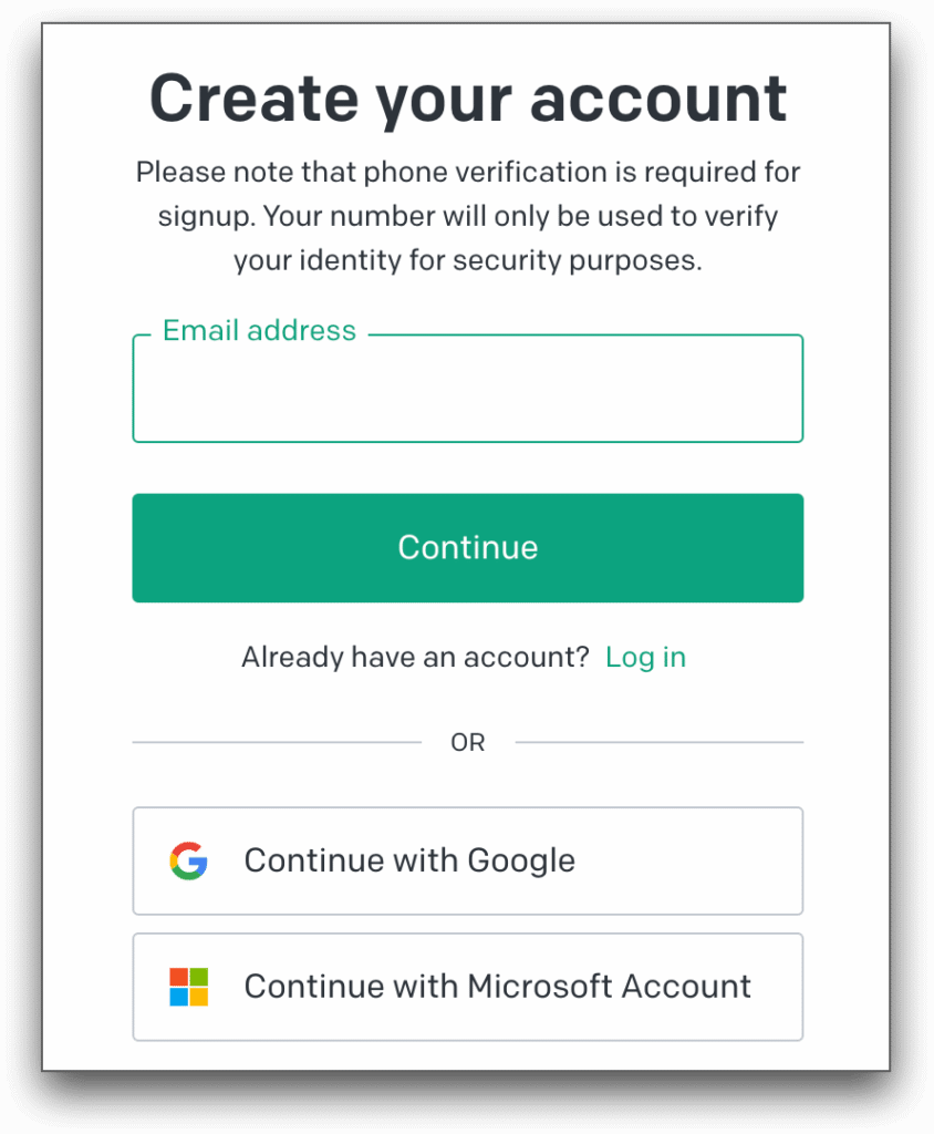 CREATE YOUR ACCOUNT