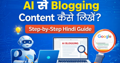 AI से Blogging Content कैसे लिखें – Step-by-Step Hindi Guide thumbnail image