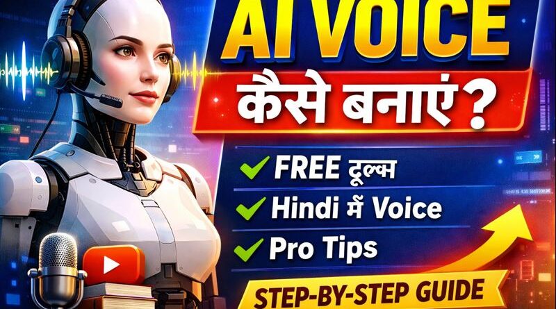AI Voice कैसे बनाएं step by step guide Hindi