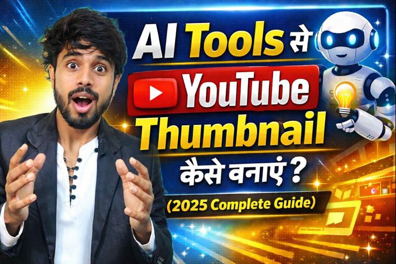 AI Tools से YouTube Thumbnail कैसे बनाएं Complete Guide